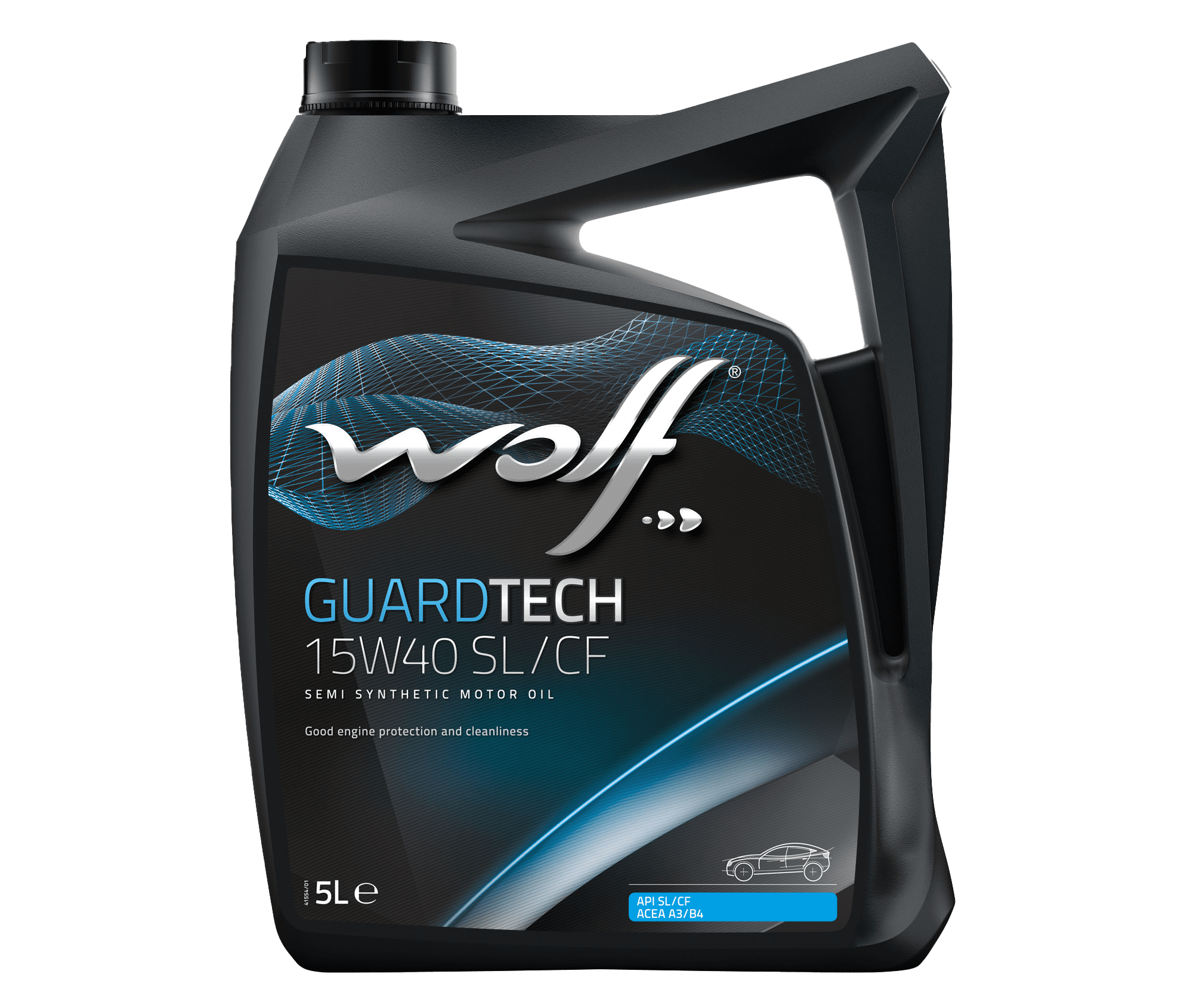 Моторное масло Wolf GuardTech 15W-40 SL/CF, 5л 